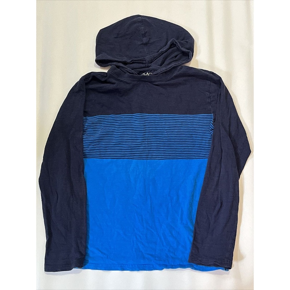 Children's Place ~ Boy's Pullover Hooded Shirt ~ Blue ~ Sz XL (14)